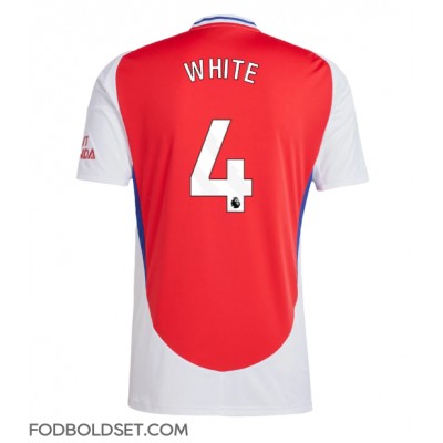 Arsenal Ben White #4 Hjemmebanetrøje 2024-25 Kortærmet Arsenal Ben White #4 Hjemmebanetrøje 2024-25 Kortærmet